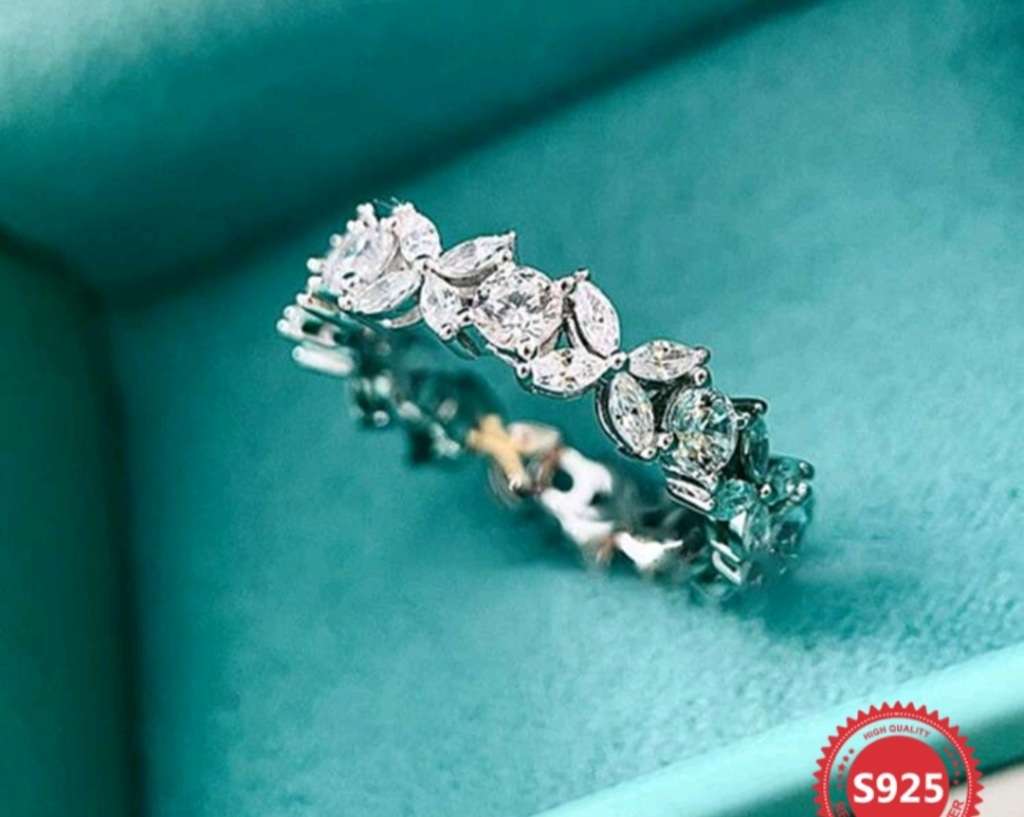 S925 Sterling Silver Cubic Zirconia ring