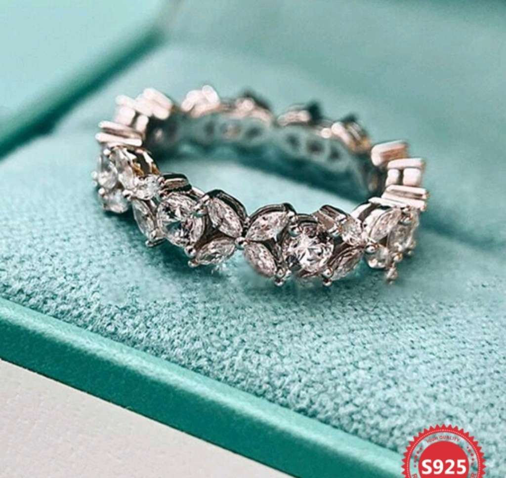 S925 Sterling Silver Cubic Zirconia ring