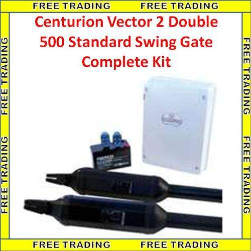 Centurion Vector 2 Double 500 Standard Swing Gate Complete Kit