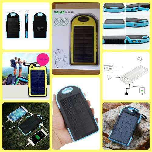 Solar Powerbanks - 2 ports - 5000mah