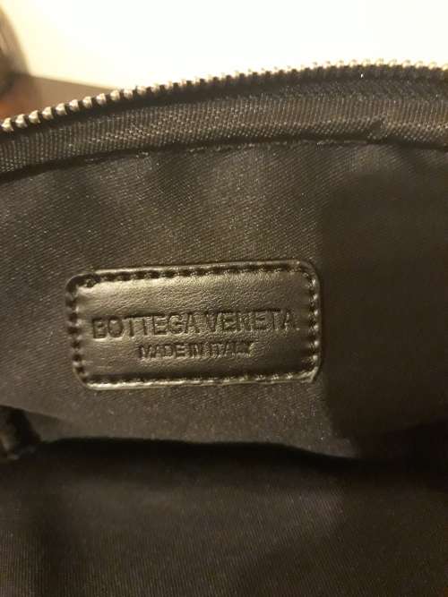 An Original Bottega Veneta Genuine Italian Leather Clutch Purse