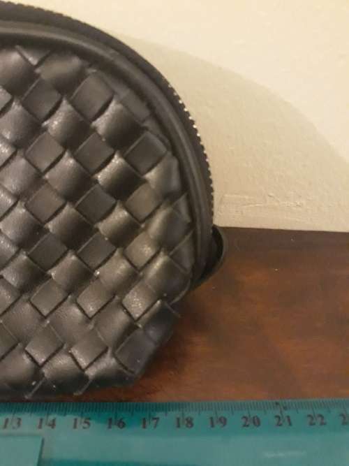 An Original Bottega Veneta Genuine Italian Leather Clutch Purse