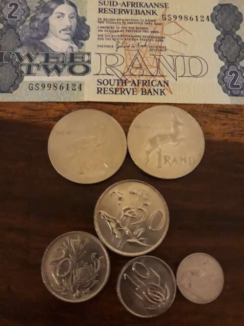 A Stunning Lot of SA Notes and Coins in EXCELLENT Condition!