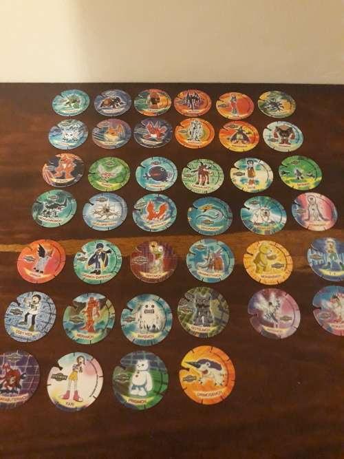 Complete Digimon Tazzo Set No. 1-40