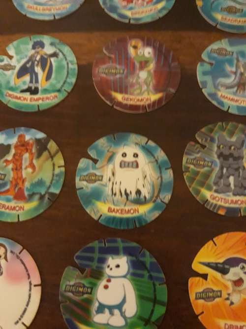 Complete Digimon Tazzo Set No. 1-40