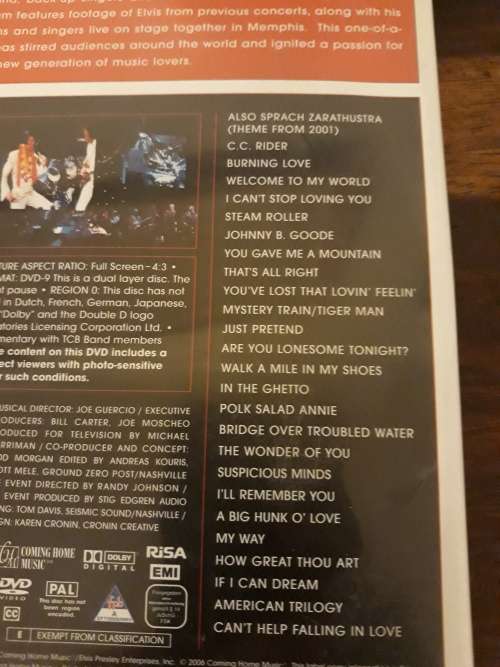 Elvis Lives! - Live DVD PLUS the `Encore` Tape