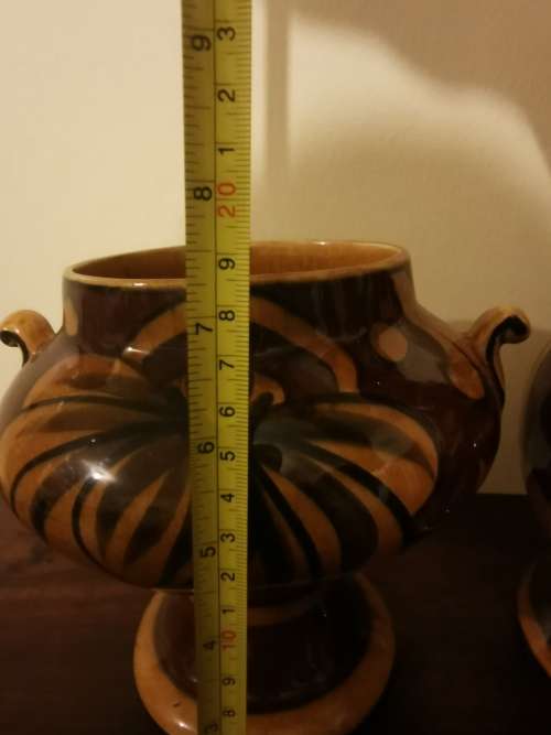 Made in Hawaii - Stunning Pottery Planter Set