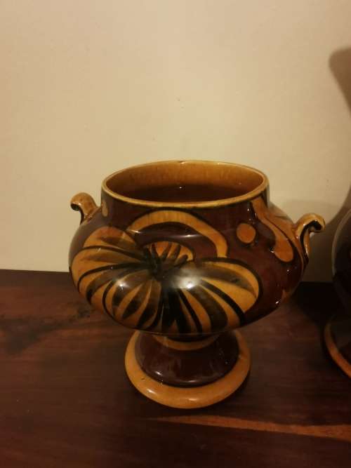 Made in Hawaii - Stunning Pottery Planter Set