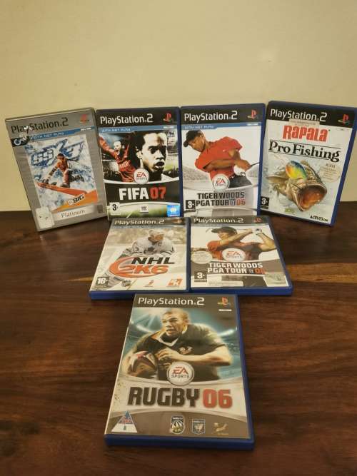 PS2 Sports Games x7 for One Bid