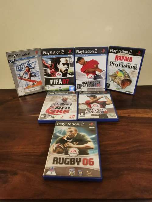 PS2 Sports Games x7 for One Bid