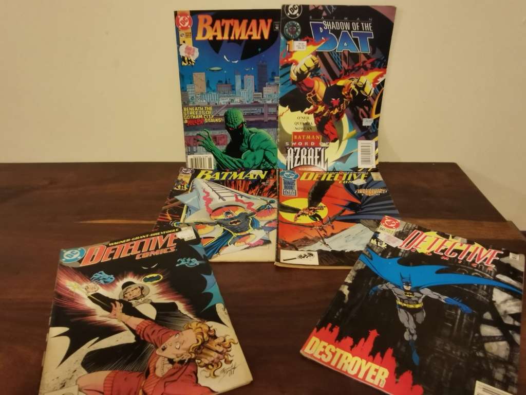 Collection of x6 Vintage 1990`s Batman Comics