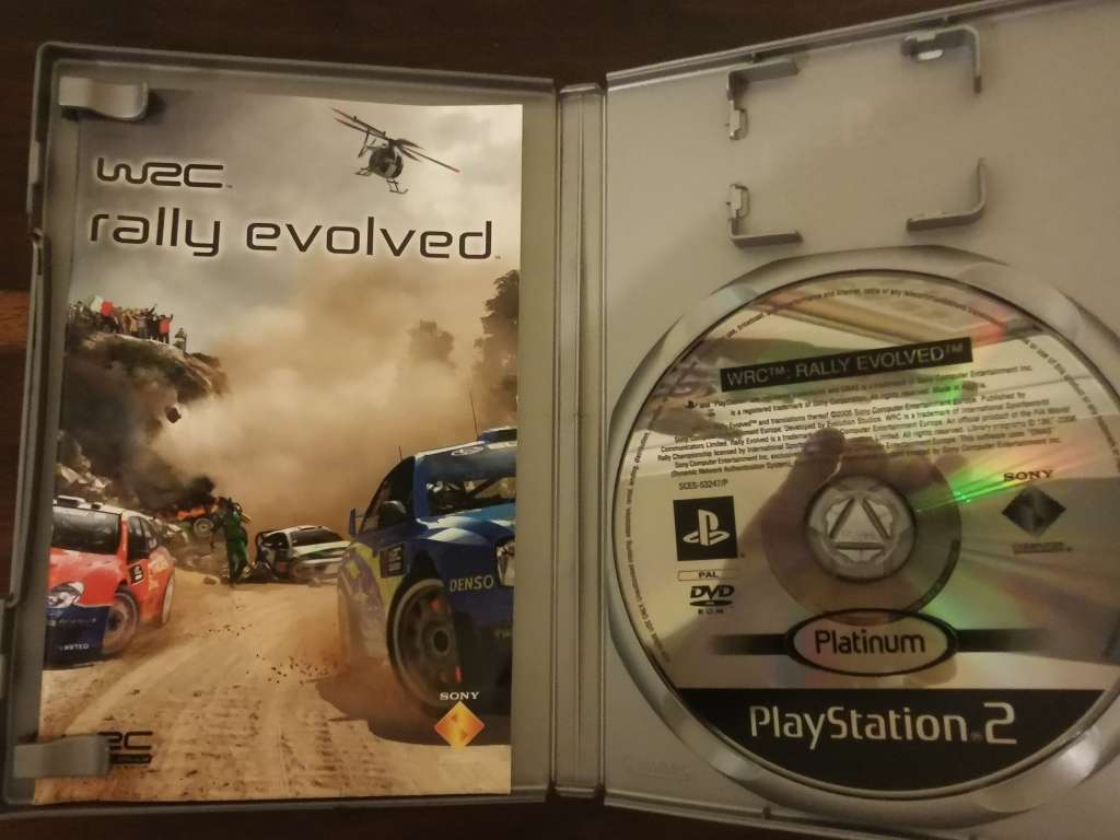 WRC Rally Evolved on PlayStation 2 Complete with Booklet