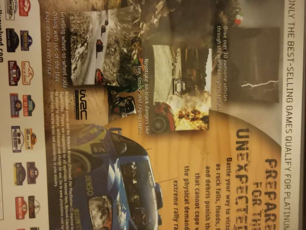 WRC Rally Evolved on PlayStation 2 Complete with Booklet