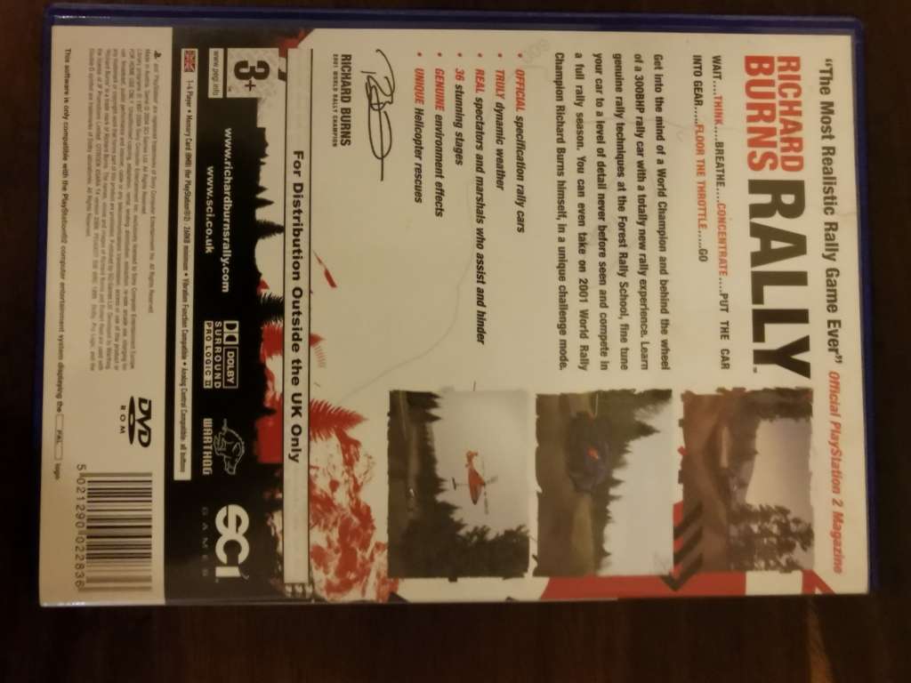 Richard Burns Rally with Booklet for PlayStation 2