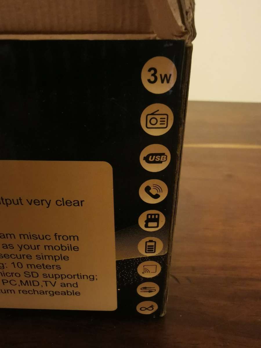 Wireless Boombox - Brand new