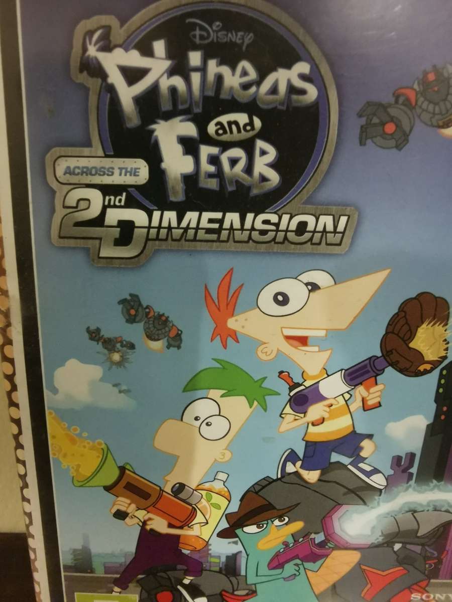 Phineas and Ferb Game for PSP with Booklet