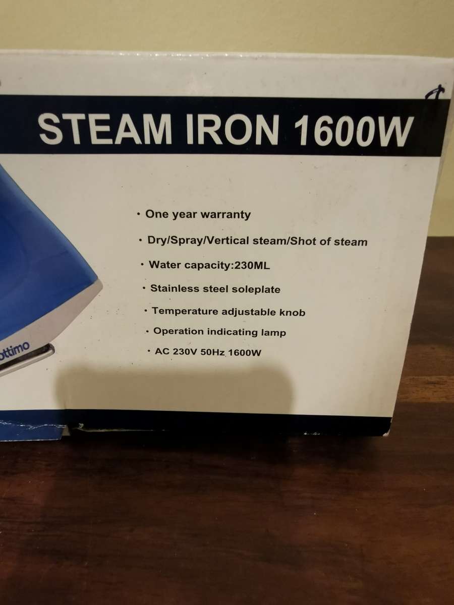 1600w Ottimo Steam Iron