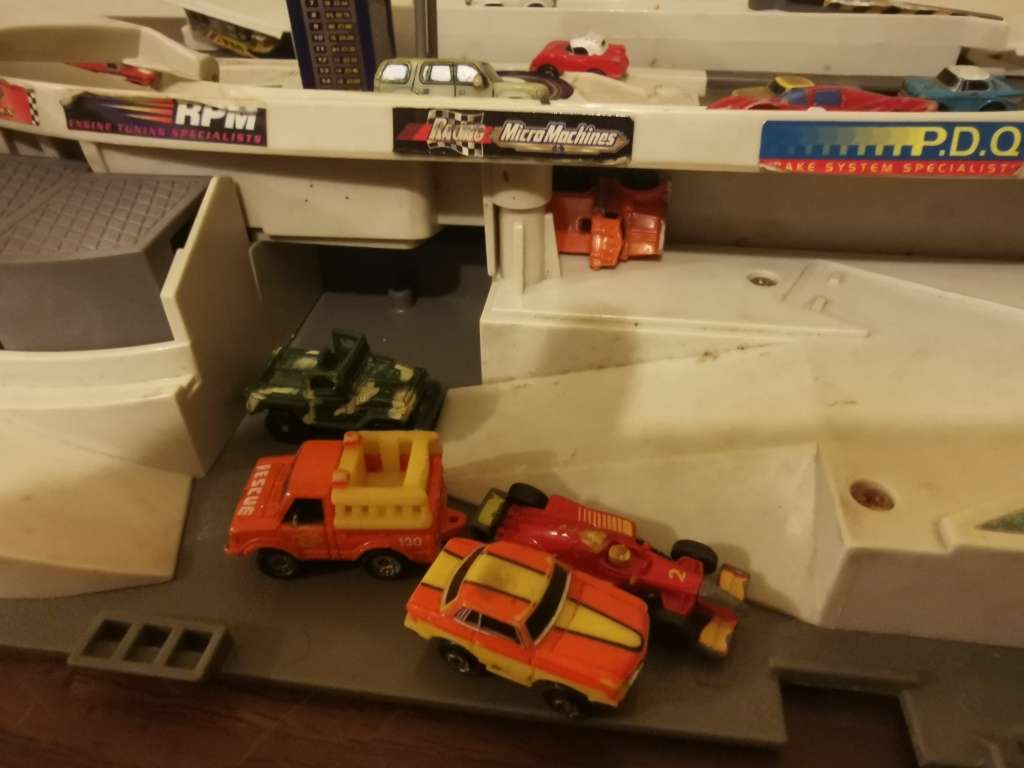 Micro Machine Grand Prix Truck with Cars