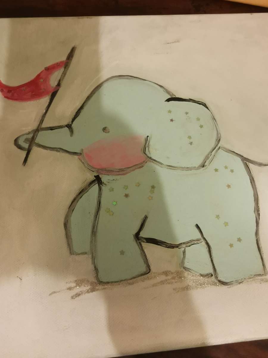 Set of Super Cute Art Pieces for a Kid`s Room 30x30cm