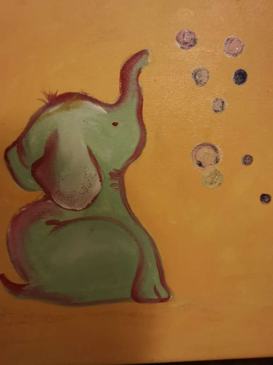 Set of Super Cute Art Pieces for a Kid`s Room 30x30cm