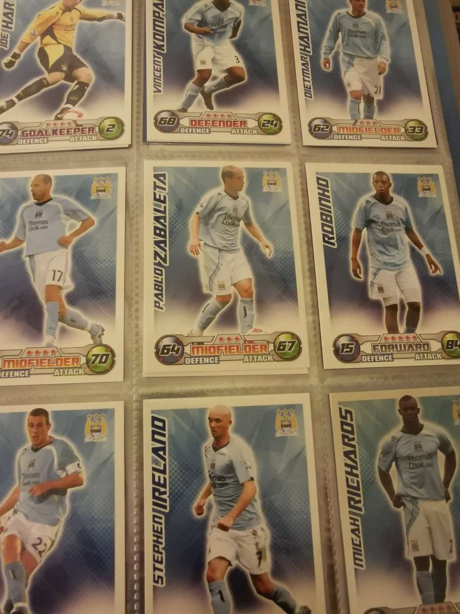 Topps Match Attax Premiere League Binders of 07 and 08 (Almost full or complete)