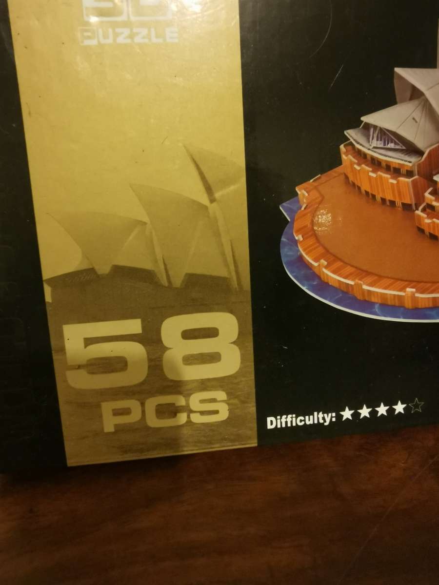 3D Puzzle of the Sydney Opera House