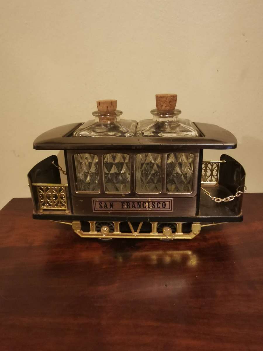 Stunning Vintage Decanter Set made in Hong Kong