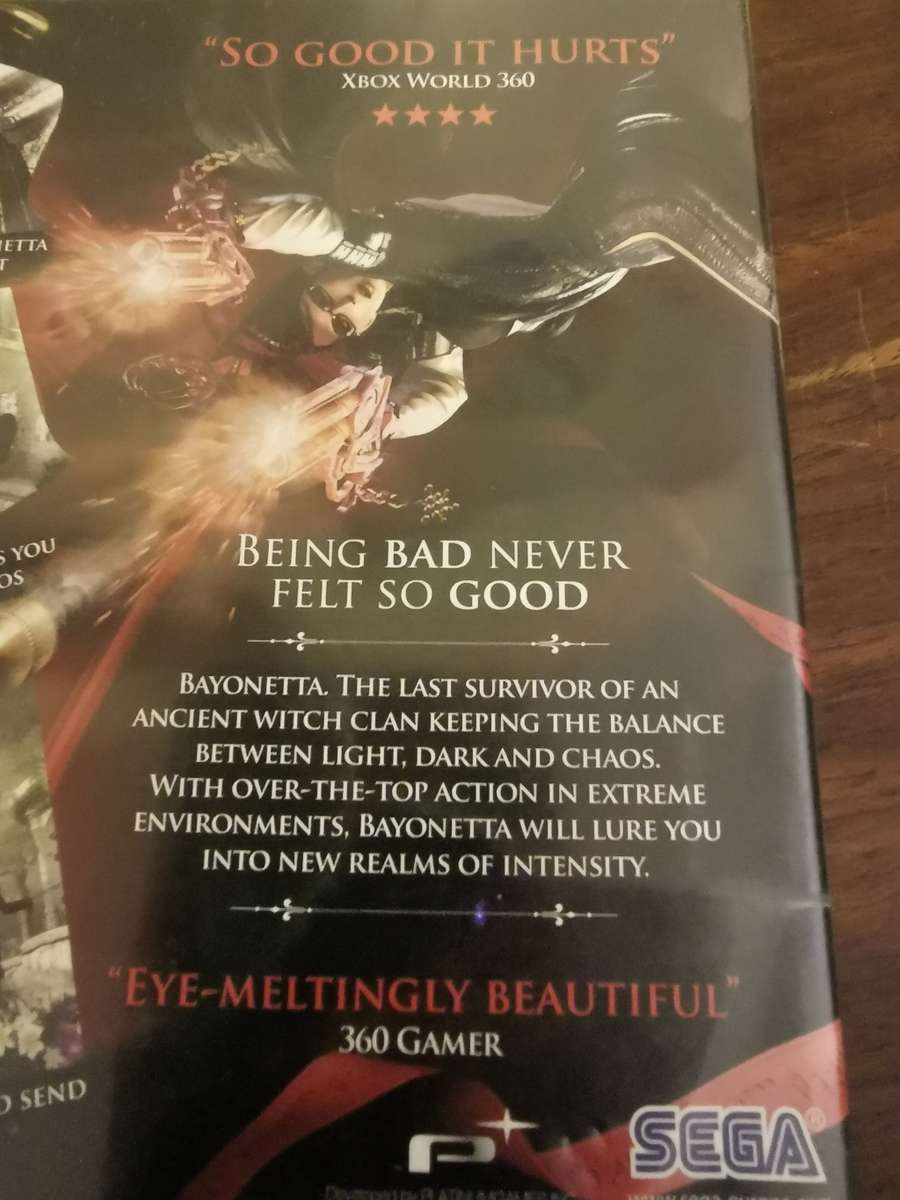 Very Rare! Bayonetta on Xbox 360