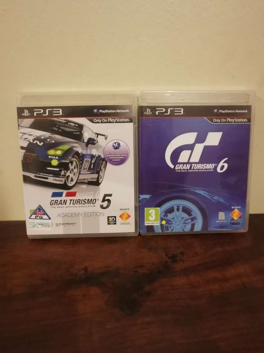 Gran Turismo 5 - Academy Edition PLUS GT 6 on PlayStation 3 with Booklets