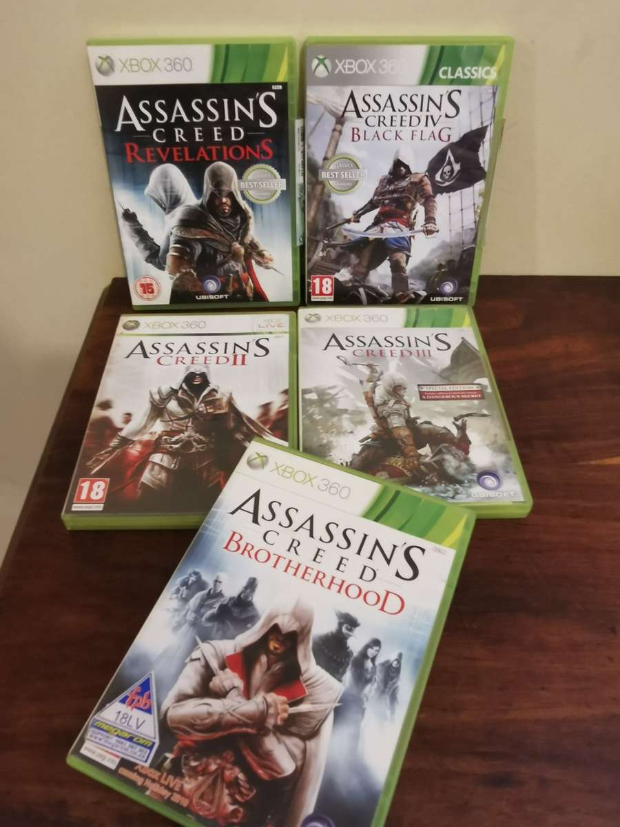 Assassin's Creed Collection for Xbox 360 Complete with Booklets