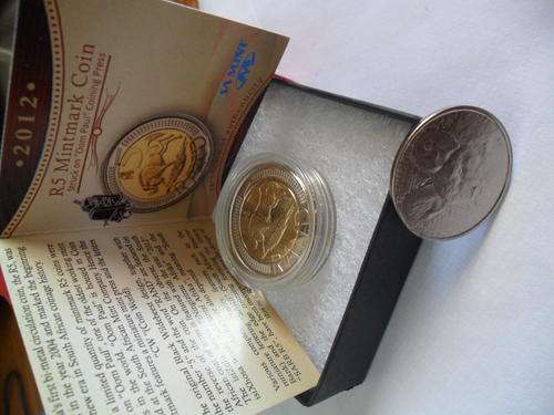 **2012 Oom Paul R5 with COA + FREE coin world wild dog token**