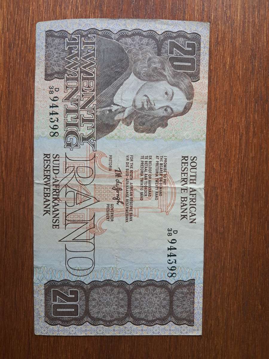 TW de Jongh Twenty/Twintig Rand