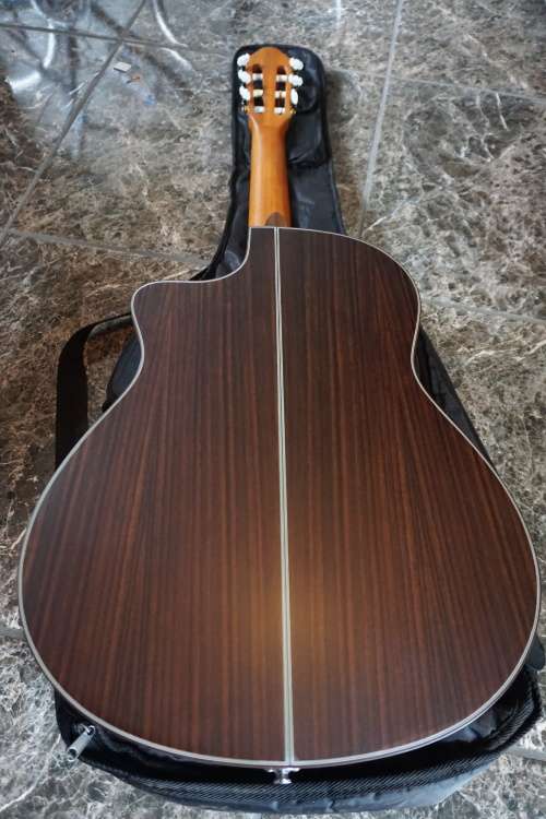 acoustic electric classical guitar