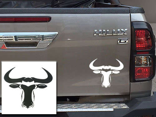 Wildebeest car bumper sticker vinyl decal