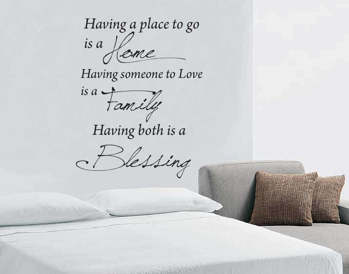 Blessings Vinyl Wall Art Sticker Decal Vinyl Interior Decor Decoration