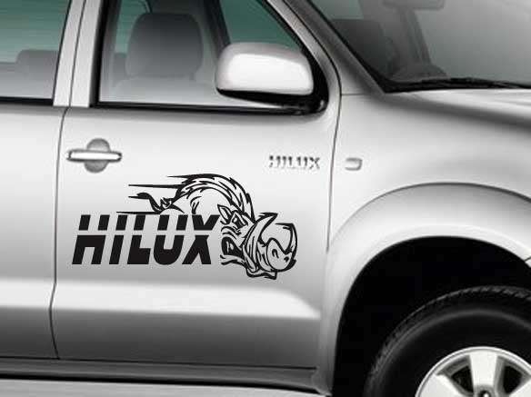 Other Decals Emblems Toyota Hilux bakkie warthog sticker decal 60cm x 20cm was sold for 99.99 on 3 Jun at 16 02 by EyeCandy1 in Pretoria Tshwane ID 101446581