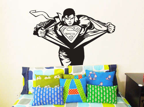 LARGE superman vinyl Wall Art Sticker Decal Vinyl Tattoo Decor