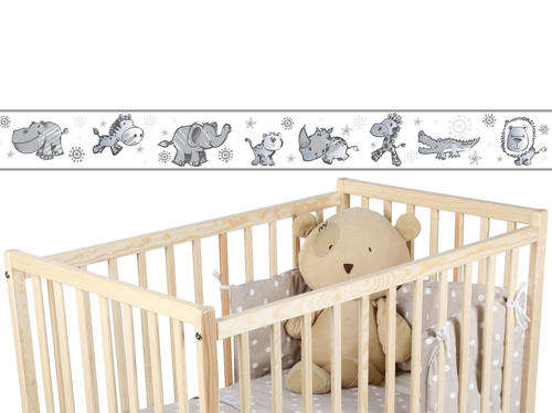 Tatty african baby kids border vinyl wall border sticker sold per meter