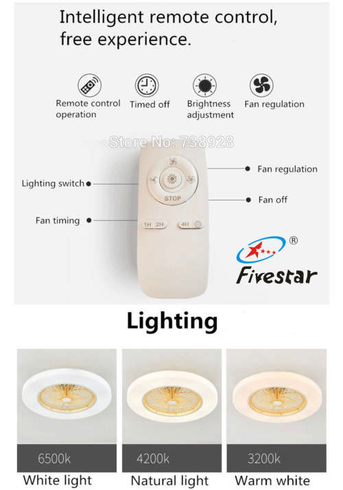 Ceiling Fan Light (White)