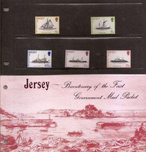 Jersey - 1978 Presentation Pack : Bicentenary of the First Goverment Mail Packet