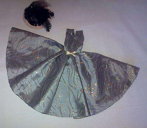 BARBIE DRESS AND HAT  SET