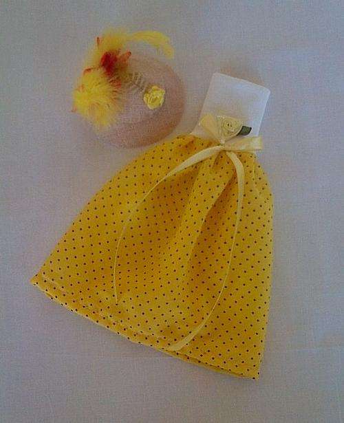 BARBIE DRESS AND HAT  SET