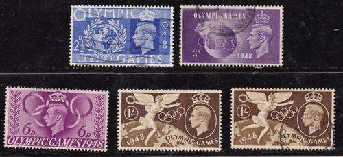 BRITAIN  KING GEORGE VI   1948    " OLYMPIC GAMES " ***** SEE SCAN****