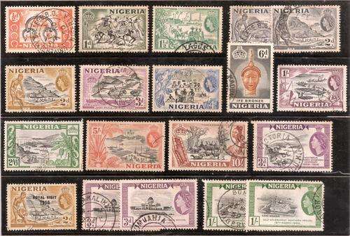 NIGERIA  " A COLLECTION "    *** SEE SCAN FOR DESCRIPTION***