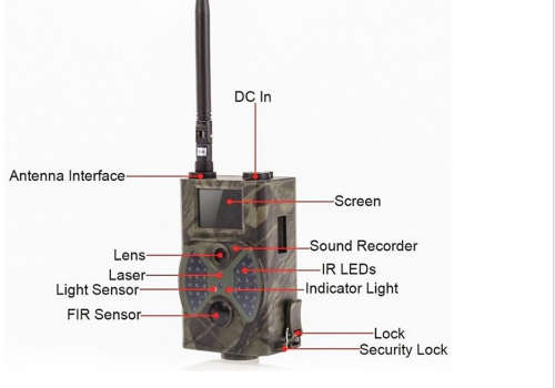 HC-300M HD Hunting Trail Digital Animal Camera IR Night Vision Video 1080P GPRS