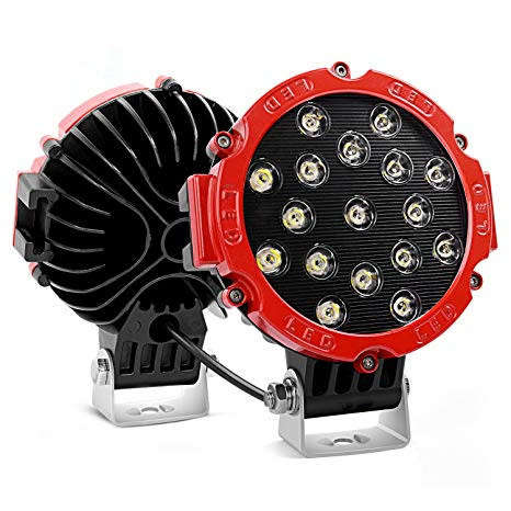 Round Car Spotlight Driving Lamp Off Road 51W LED