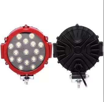 Round Car Spotlight Driving Lamp Off Road 51W LED