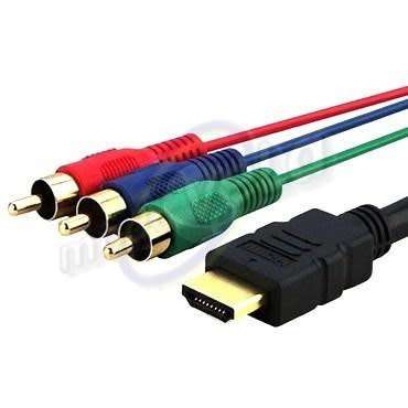 1.5M HDMI to 3 RCA Video AV Cable