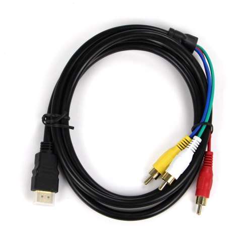 1.5M HDMI to 3 RCA Video AV Cable