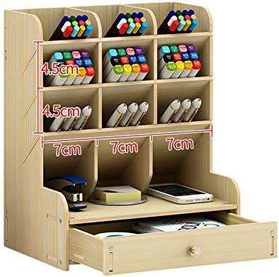 Pen Holder Storage Box Large Capacity,  Desktop Storage Shelf Document Organization Stat
